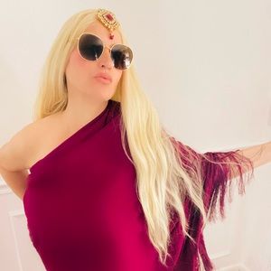 beautiful large indian maangtika tika bindi gold india